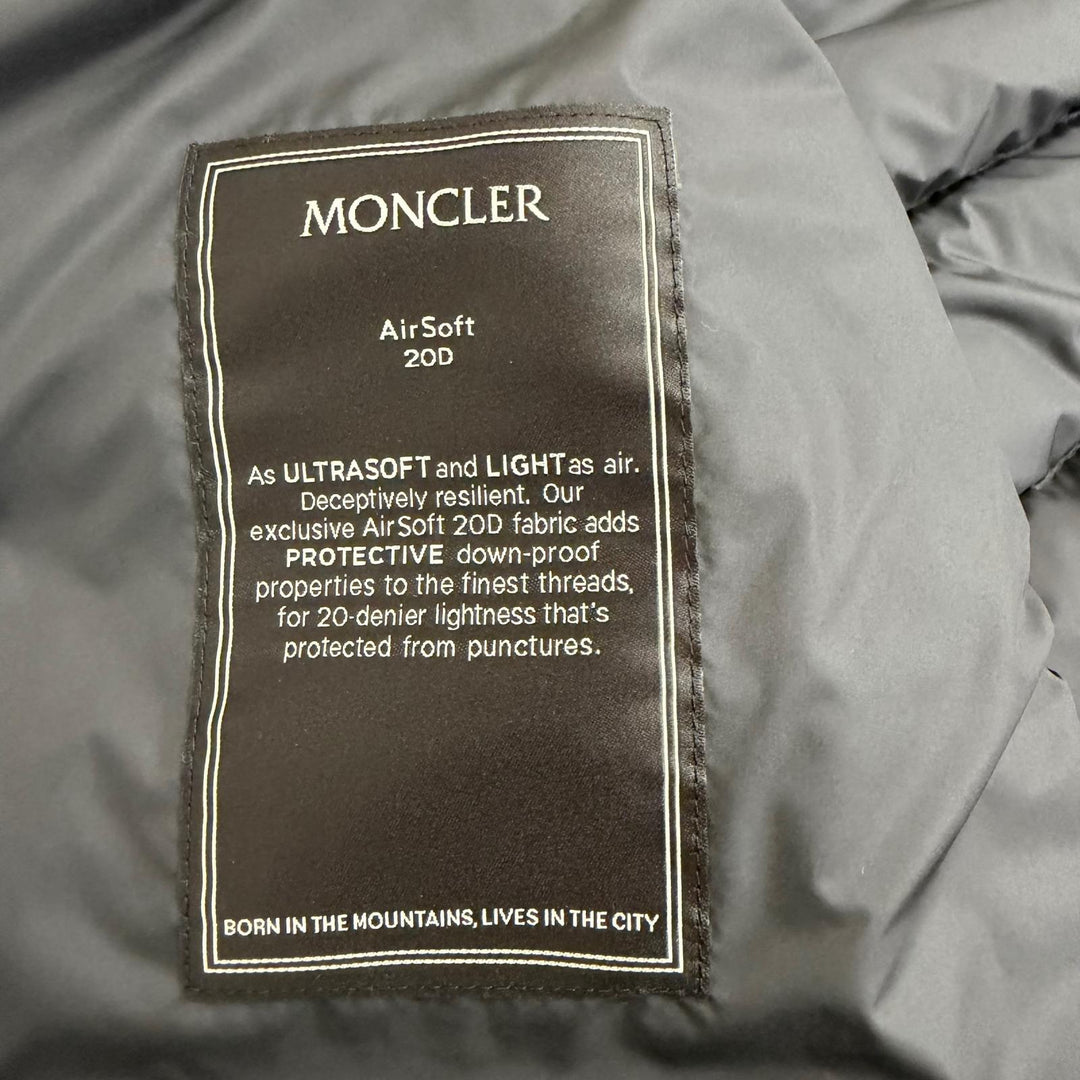 Pristine MONCLER Down jacket ARNEB GIUBBOTTO Charcoal gray