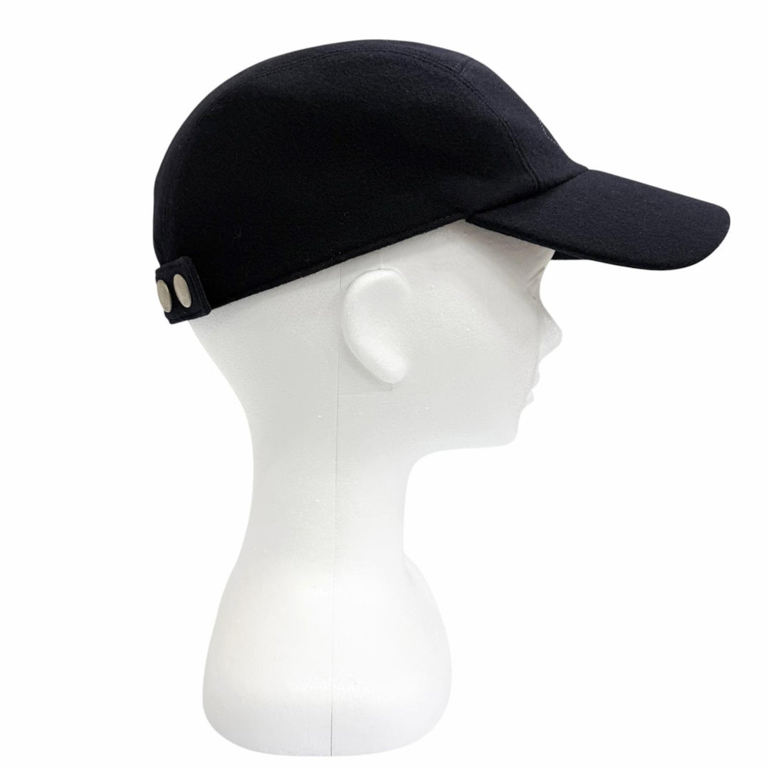 Great HERMES cap Nevada Cheval au Trait Navy cashmere mens