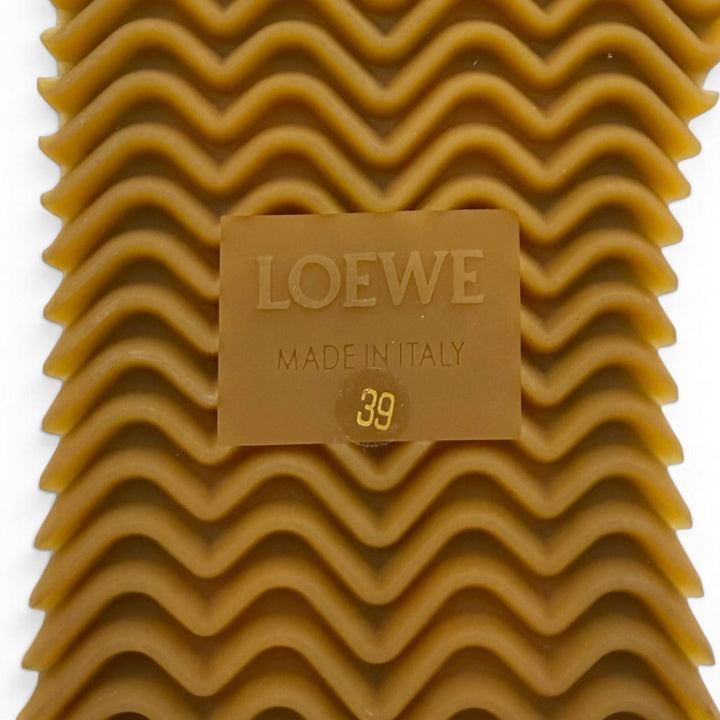 Excellent LOEWE sneakers flow runner Anagram logo lace-up Navy Nylon 39 592411