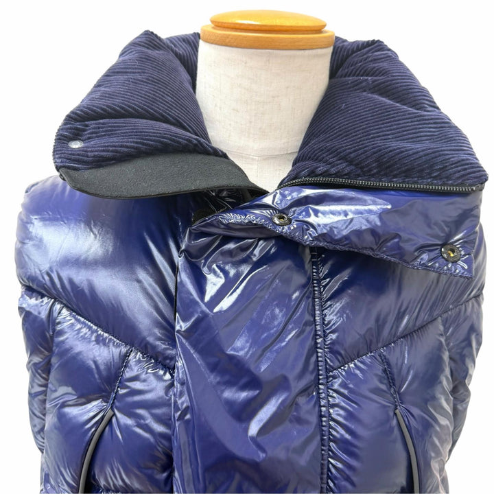 Excellent MONCLER GRENOBLE Down vest BERZIN GILET Logo patch Navy Nylon mens 0