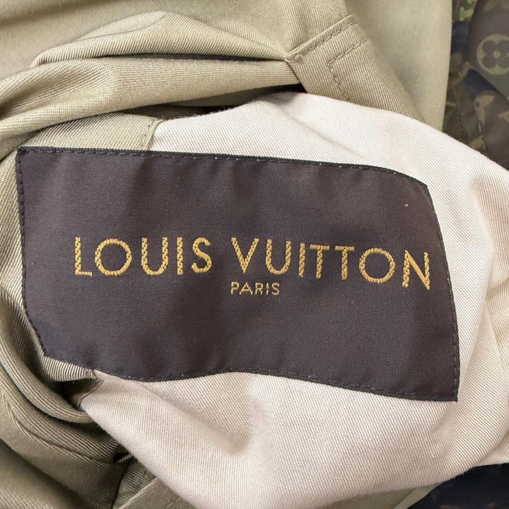 Excellent LOUIS VUITTON Supreme coat reversible beige mens 52