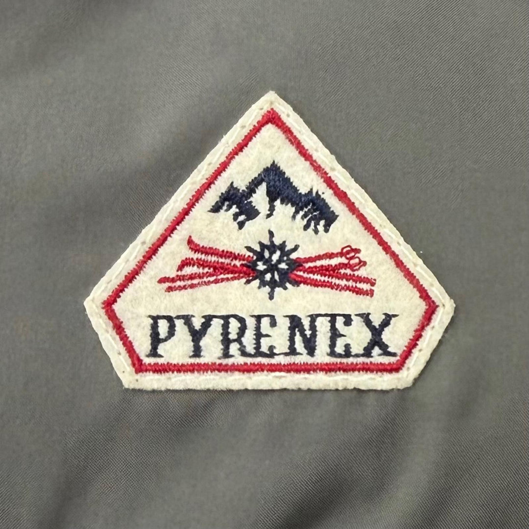 Pristine Pyrenex Down jacket IPARLA Hooded double zip jacket with logo patch L