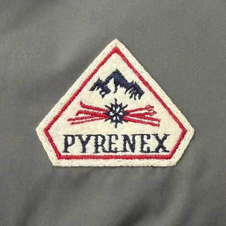 Pristine Pyrenex Down jacket IPARLA Hooded double zip jacket with logo patch L