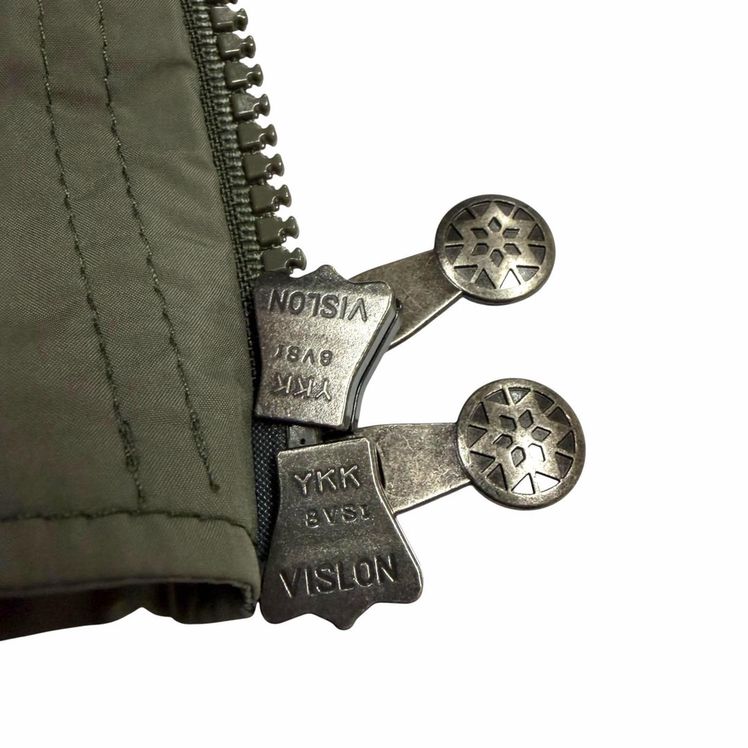 Pristine Pyrenex Down jacket IPARLA Hooded double zip jacket with logo patch L