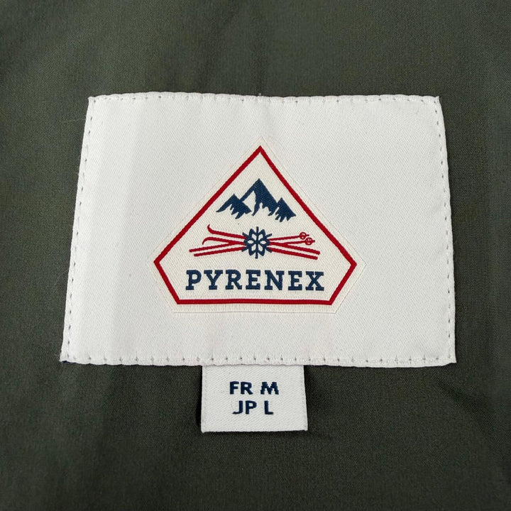 Pristine Pyrenex Down jacket IPARLA Hooded double zip jacket with logo patch L