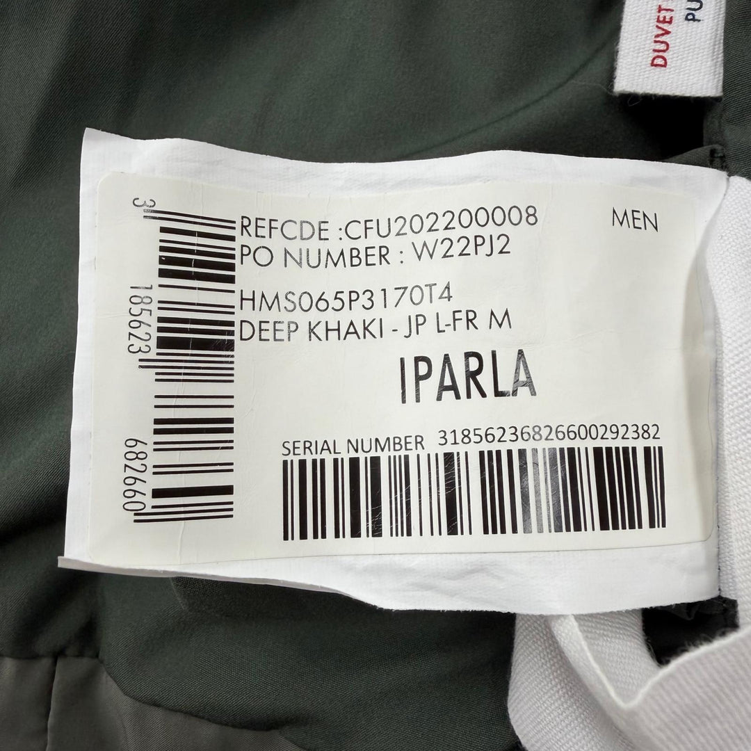 Pristine Pyrenex Down jacket IPARLA Hooded double zip jacket with logo patch L