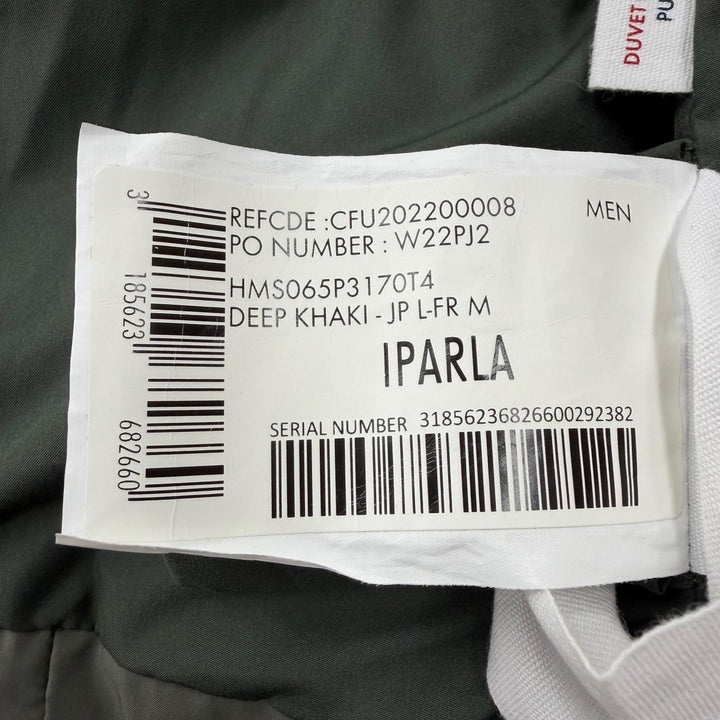 Pristine Pyrenex Down jacket IPARLA Hooded double zip jacket with logo patch L