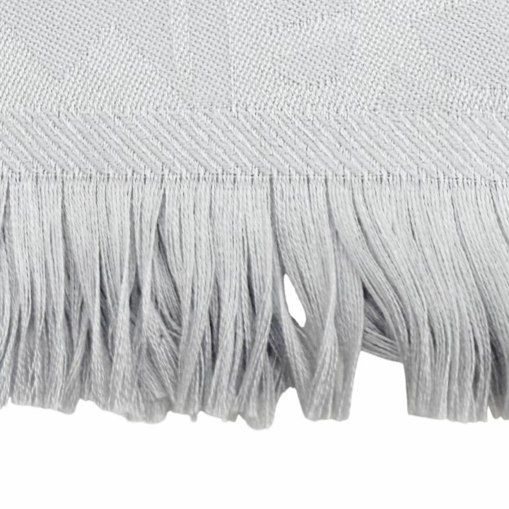 Pristine HERMES shawl New Libris Fringe large scarf muffler cashmere 262494S 57