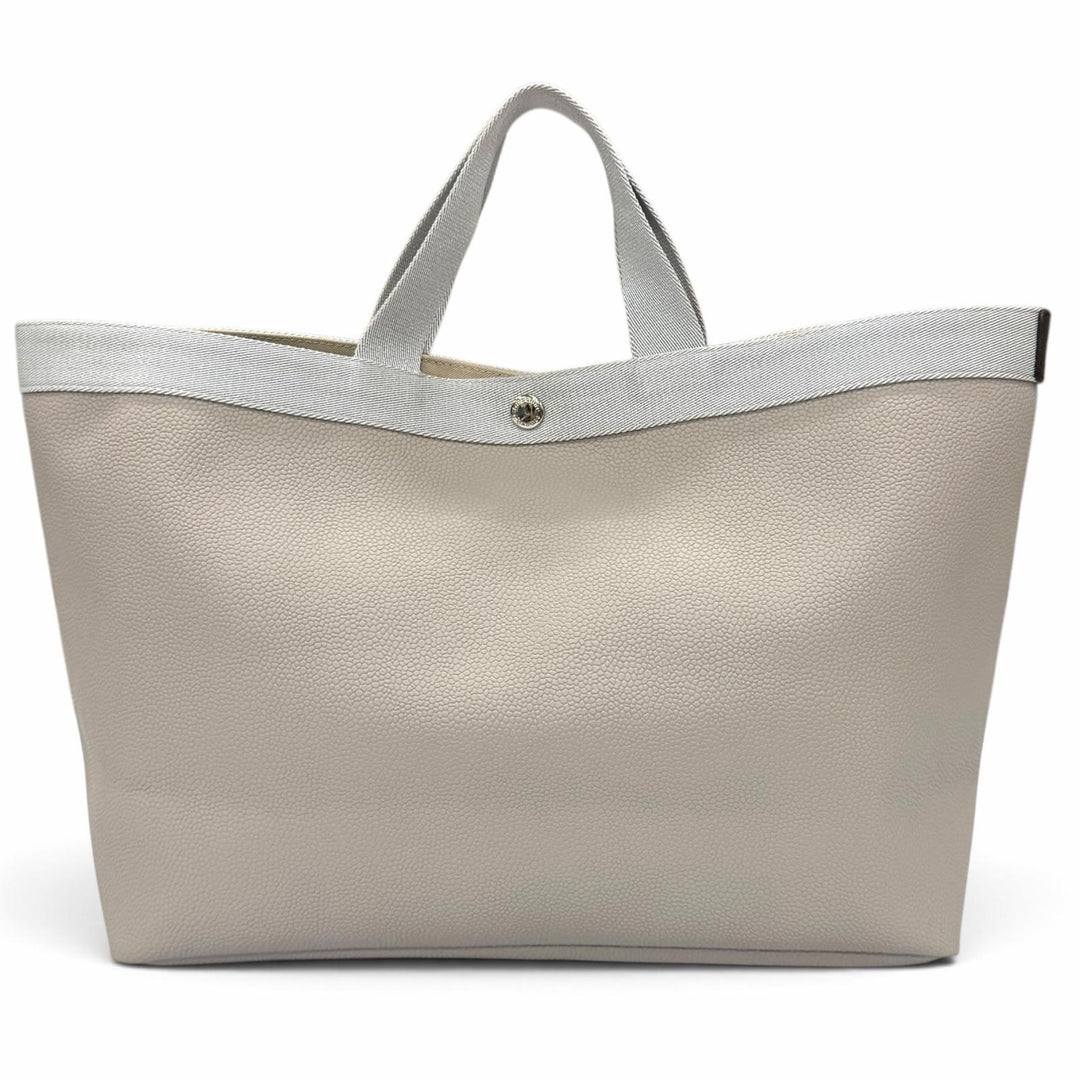 Excellent Herve Chapelier 705 Gold Plated Coated Canvas Square Tote Luxe line