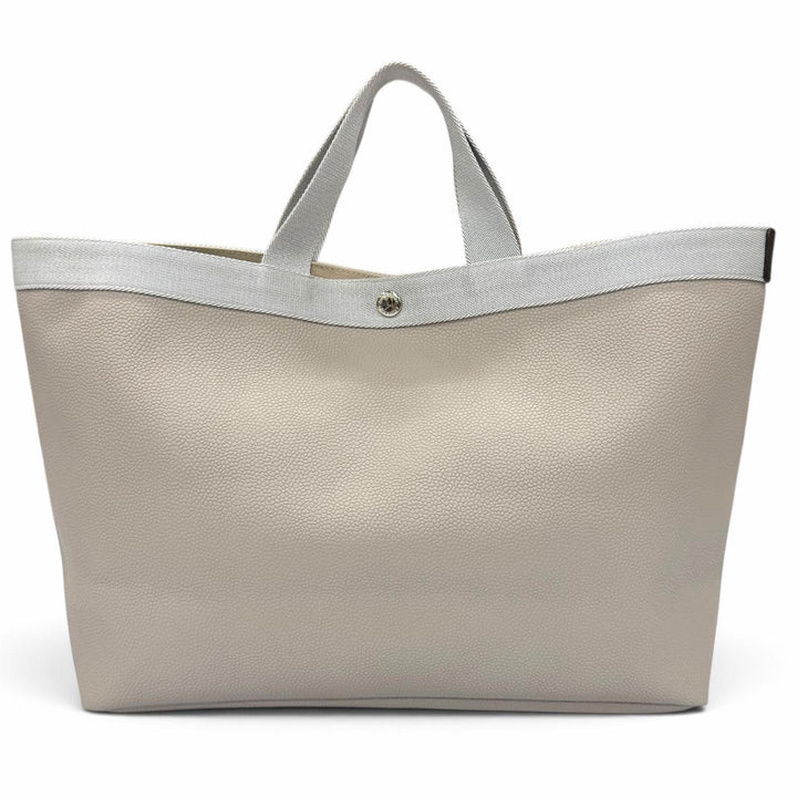 Excellent Herve Chapelier 705 Gold Plated Coated Canvas Square Tote Luxe line