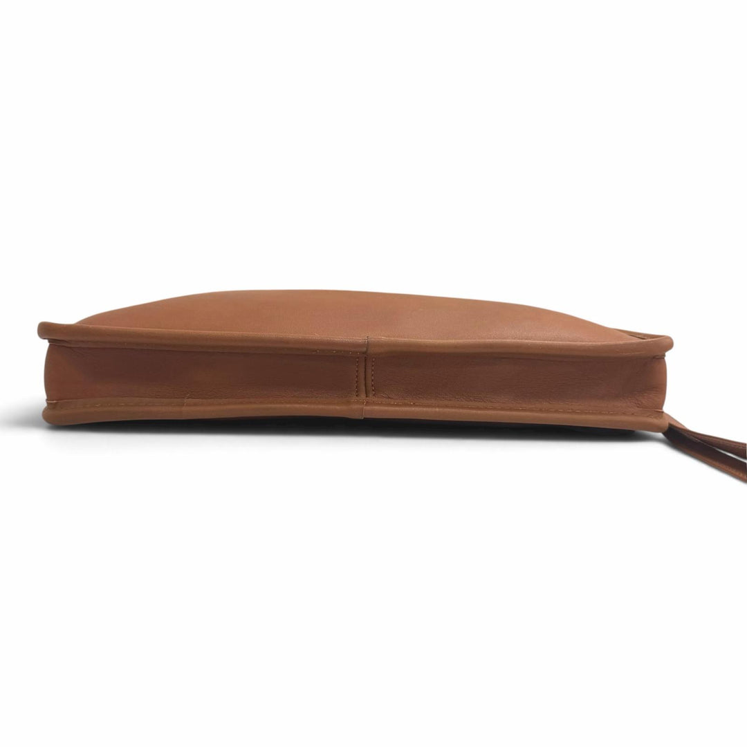 Pristine COACH Clutch bag old coach business bag Brown Glove leather