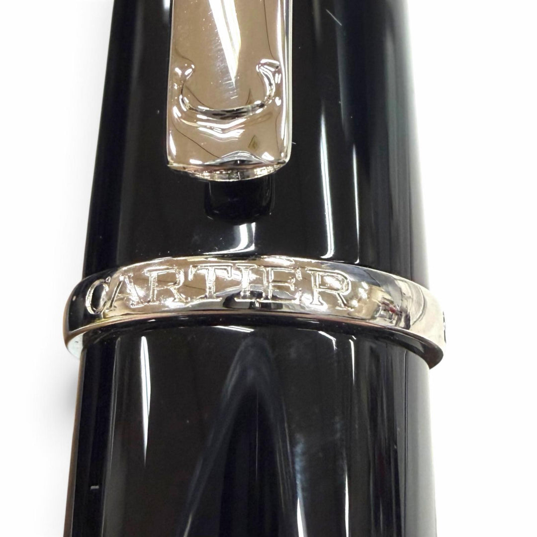 Pristine Cartier fountain pen Diaboro de Cartier black 18K mens