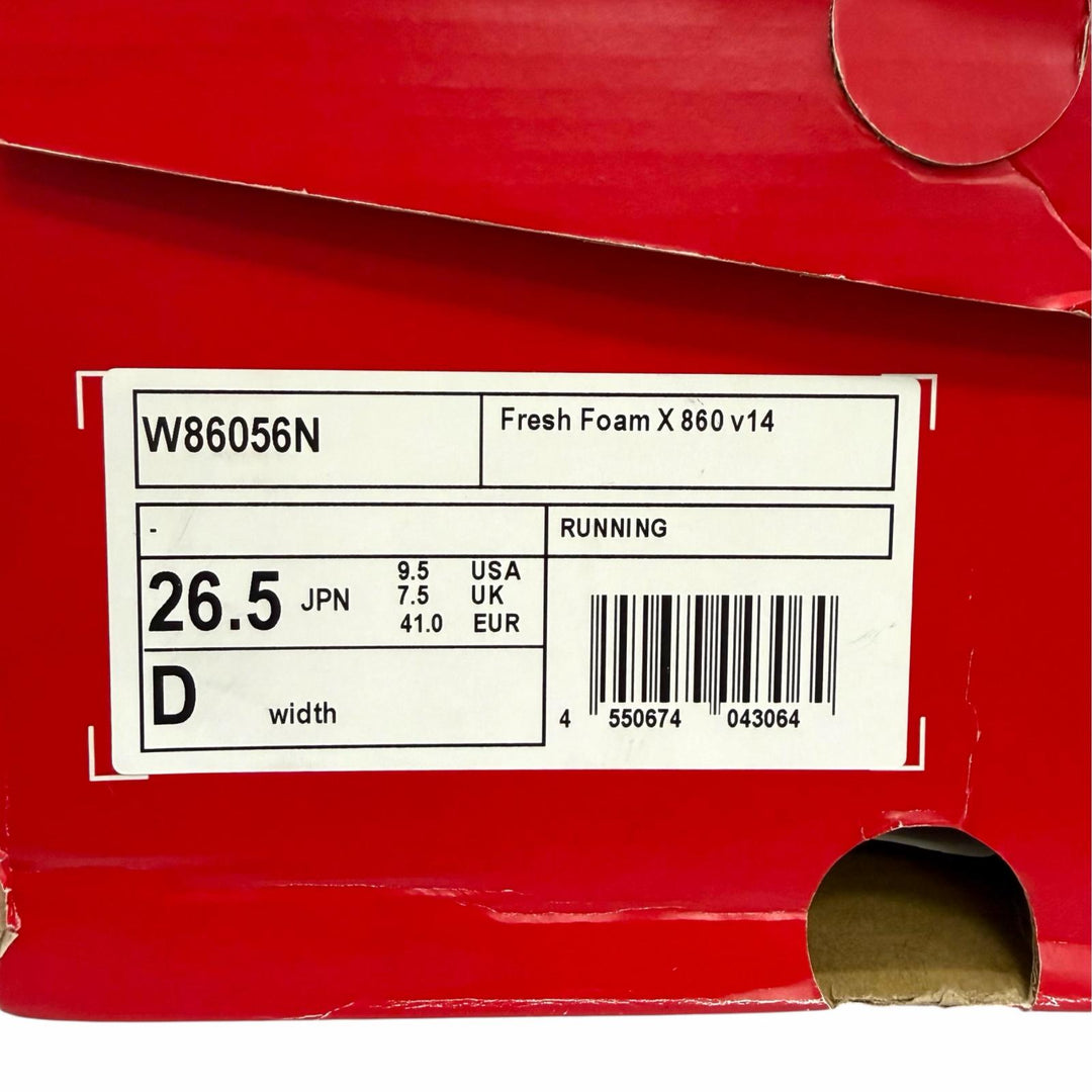 Pristine NEW BALANCE sneakers Fresh Foam 860 V14 L Nagoya 2026 pink 26.5 W86056N