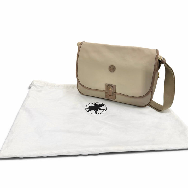 Excellent HUNTING WORLD Shoulder Bag Carryall S Gurege Battling cross 4623BDT