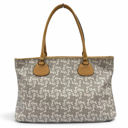 Excellent CELINE Tote Bag Old Celine Sulky Logogram Carriage Pattern Leather