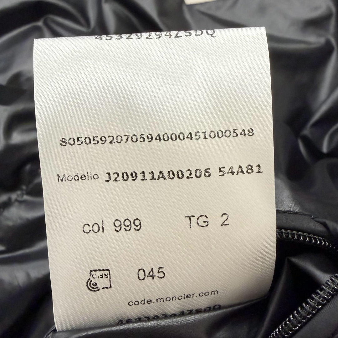 Excellent MONCLER Down vest CARDAMINE GILET hood logo black