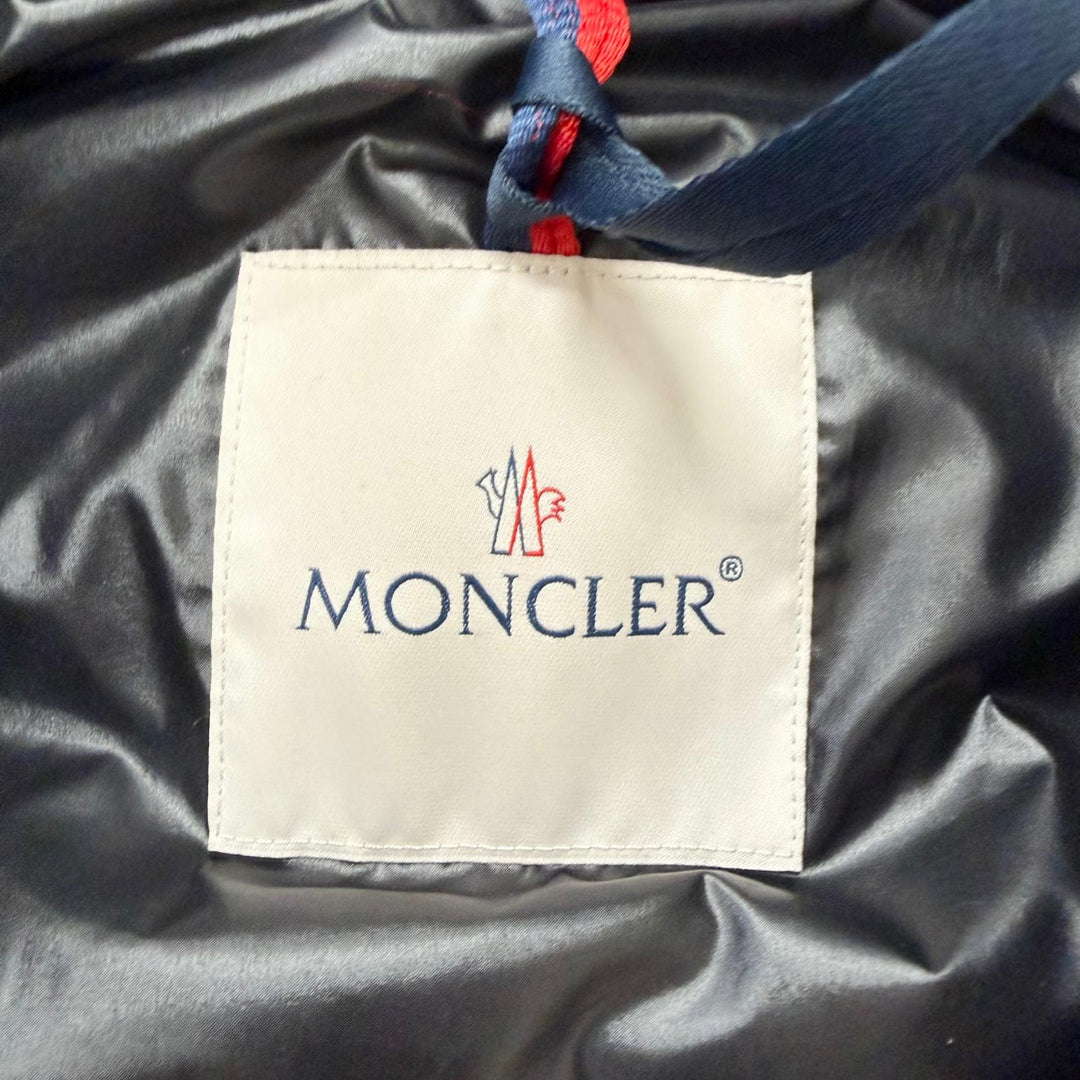 Excellent MONCLER Down vest CARDAMINE GILET hood logo black