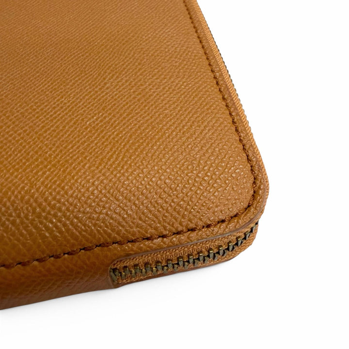 Very Good 三陽山長 Briefcase document bag business bag Brown leather mens