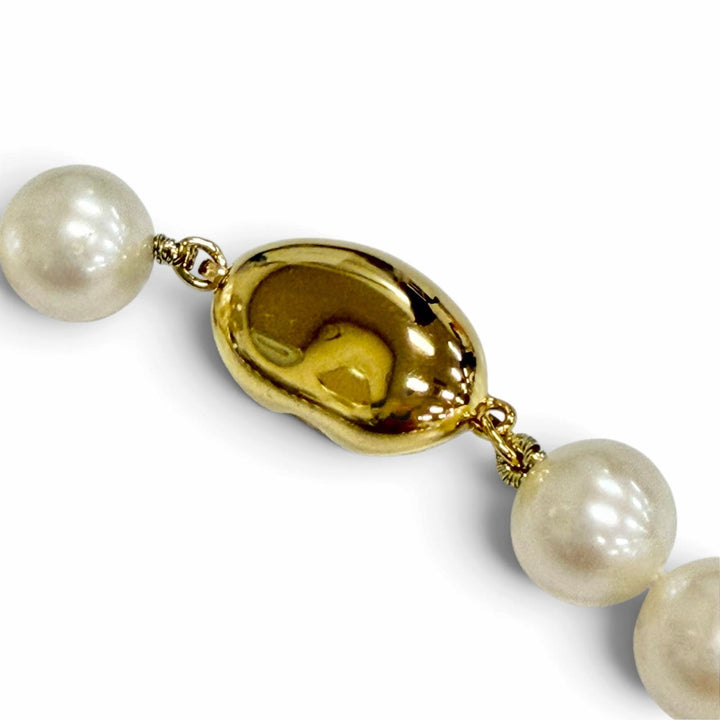 Excellent Bijou de M Necklace Madame Pearl Necklace White system Pearl Women