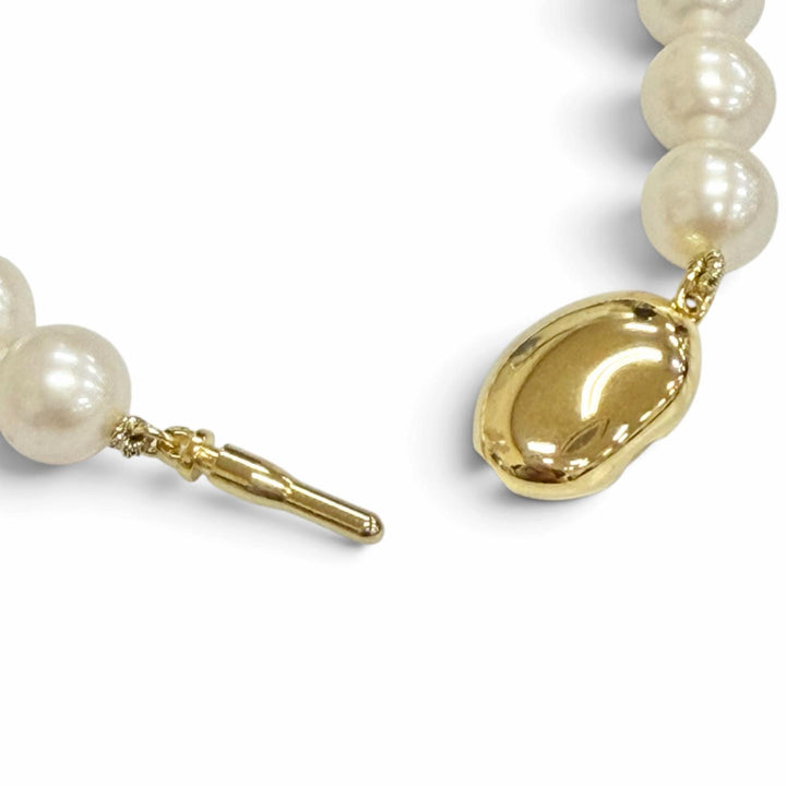 Excellent Bijou de M Necklace Madame Pearl Necklace White system Pearl Women
