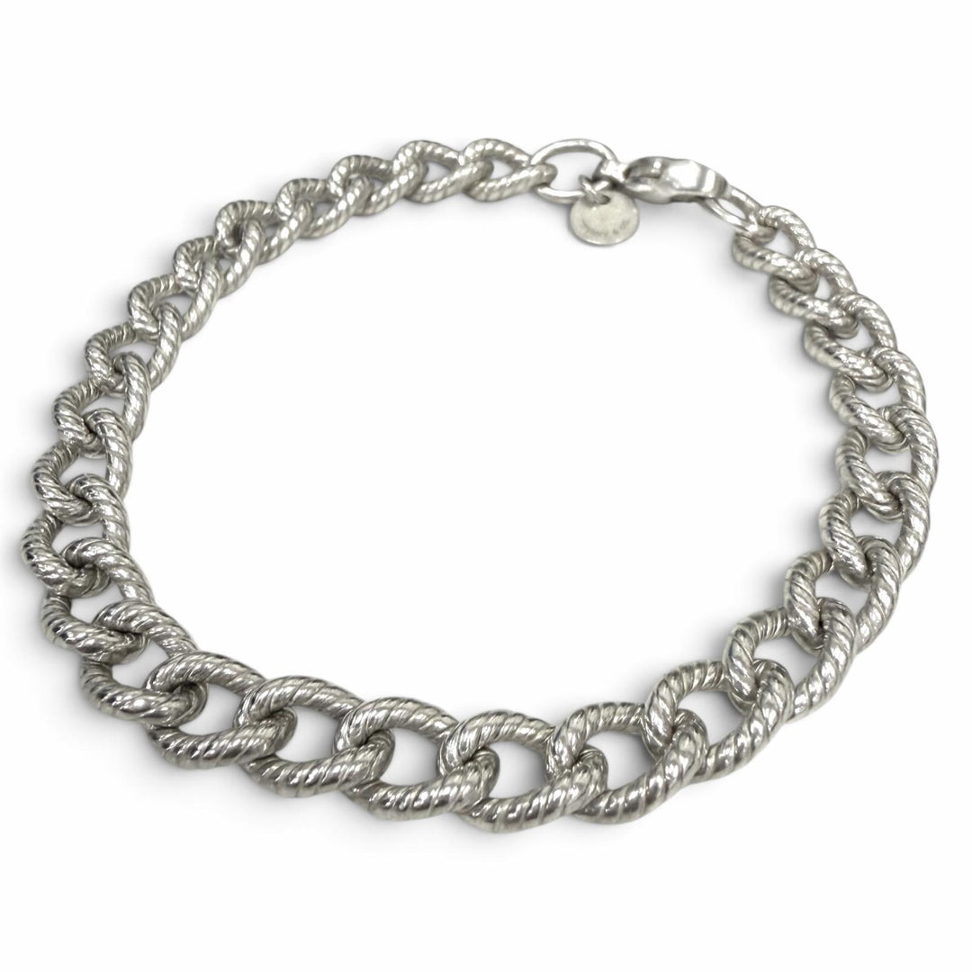 Great TIFFANY&Co. bracelet Twist rope Silver 925 Women