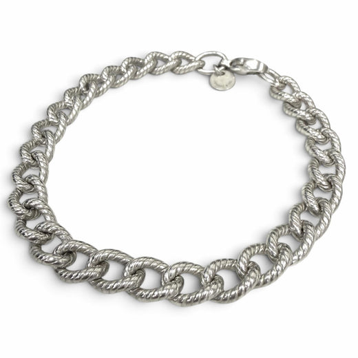 Great TIFFANY&Co. bracelet Twist rope Silver 925 Women