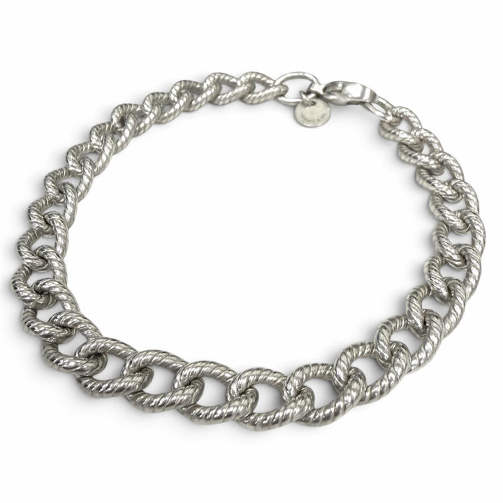 Great TIFFANY&Co. bracelet Twist rope Silver 925 Women