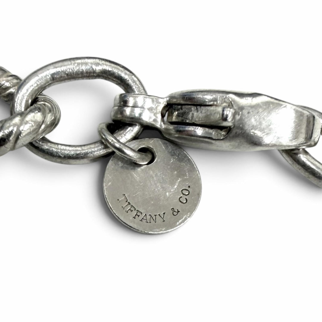 Great TIFFANY&Co. bracelet Twist rope Silver 925 Women