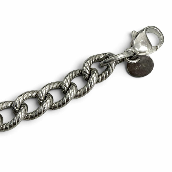 Great TIFFANY&Co. bracelet Twist rope Silver 925 Women