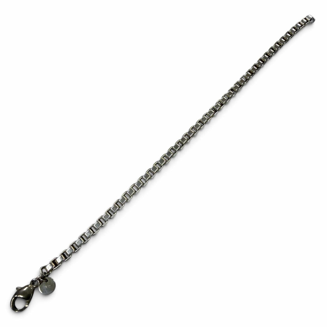 Great TIFFANY&Co. bracelet Venetian Chain Silver 925 mens