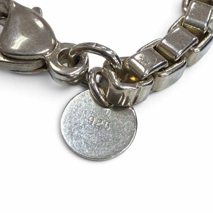 Great TIFFANY&Co. bracelet Venetian Chain Silver 925 mens