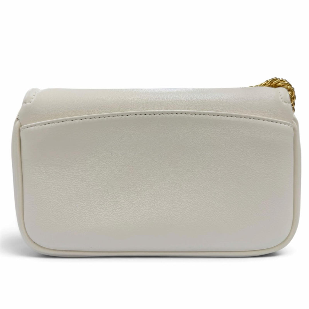Excellent BALLY Shoulder Bag VIVA XS/03 Chain beige leather Women 6239066