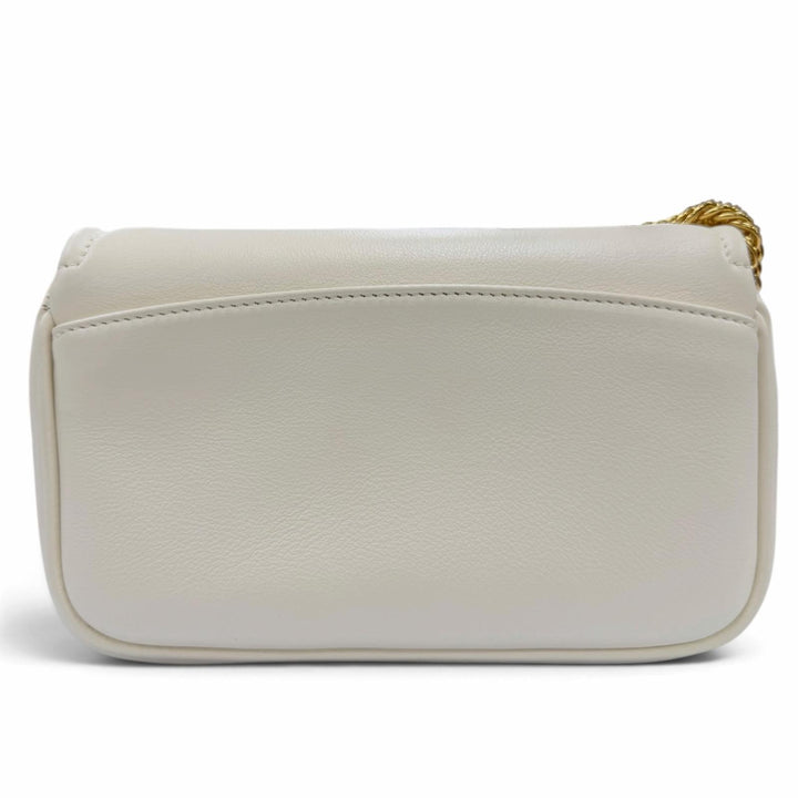 Excellent BALLY Shoulder Bag VIVA XS/03 Chain beige leather Women 6239066