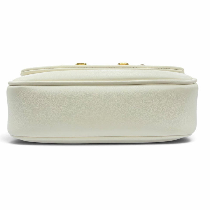 Excellent BALLY Shoulder Bag VIVA XS/03 Chain beige leather Women 6239066