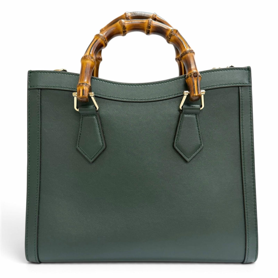 Excellent GUCCI Shoulder Bag Diana Medium Tote Bag Bamboo 2WAY handbag 853226