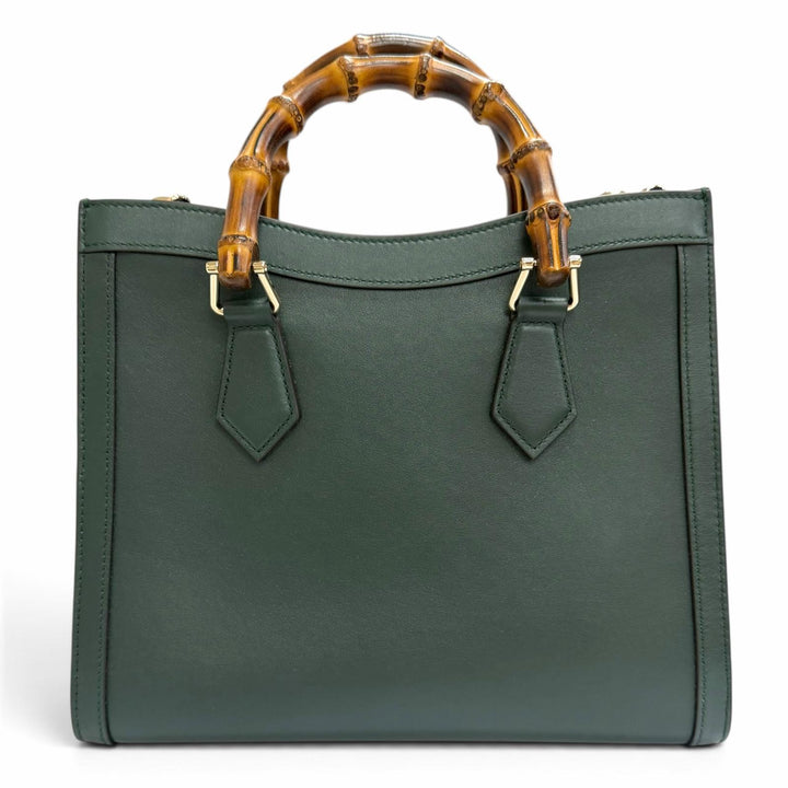 Excellent GUCCI Shoulder Bag Diana Medium Tote Bag Bamboo 2WAY handbag 853226