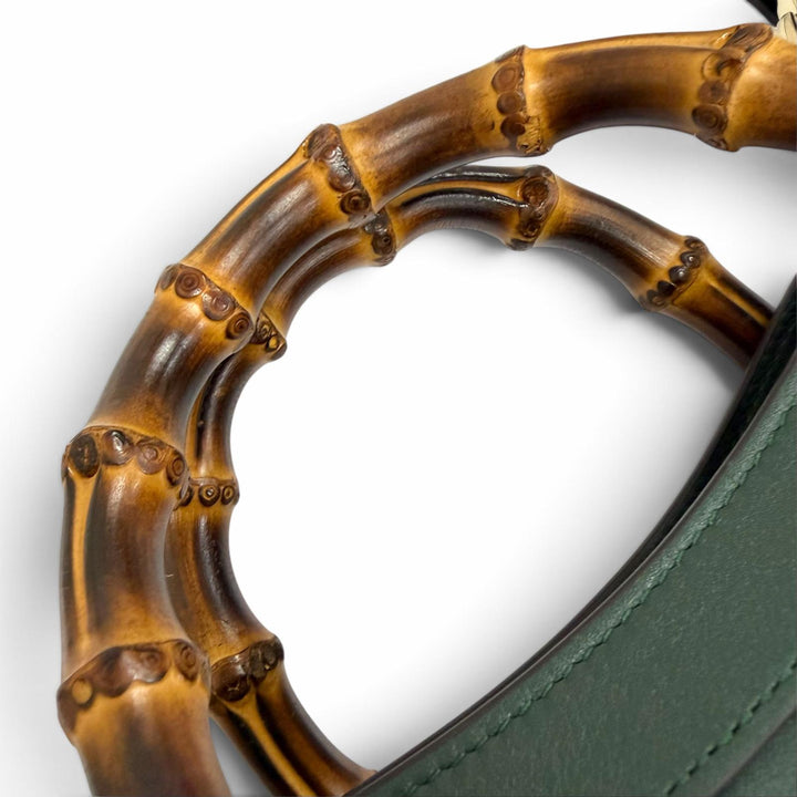 Excellent GUCCI Shoulder Bag Diana Medium Tote Bag Bamboo 2WAY handbag 853226
