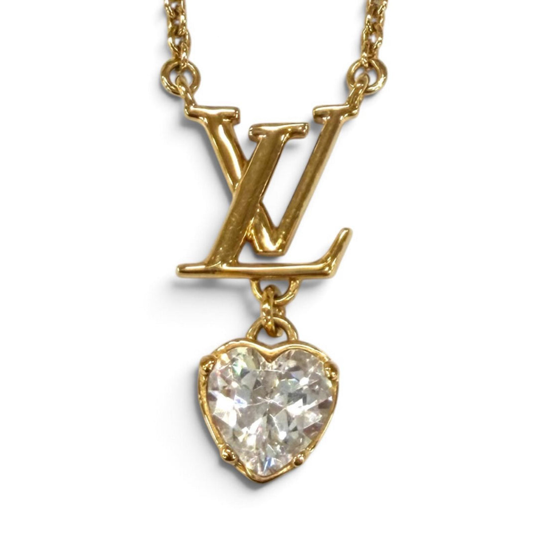 Excellent LOUIS VUITTON Necklace Necklace - LV Iconic Heart gold Women M02387