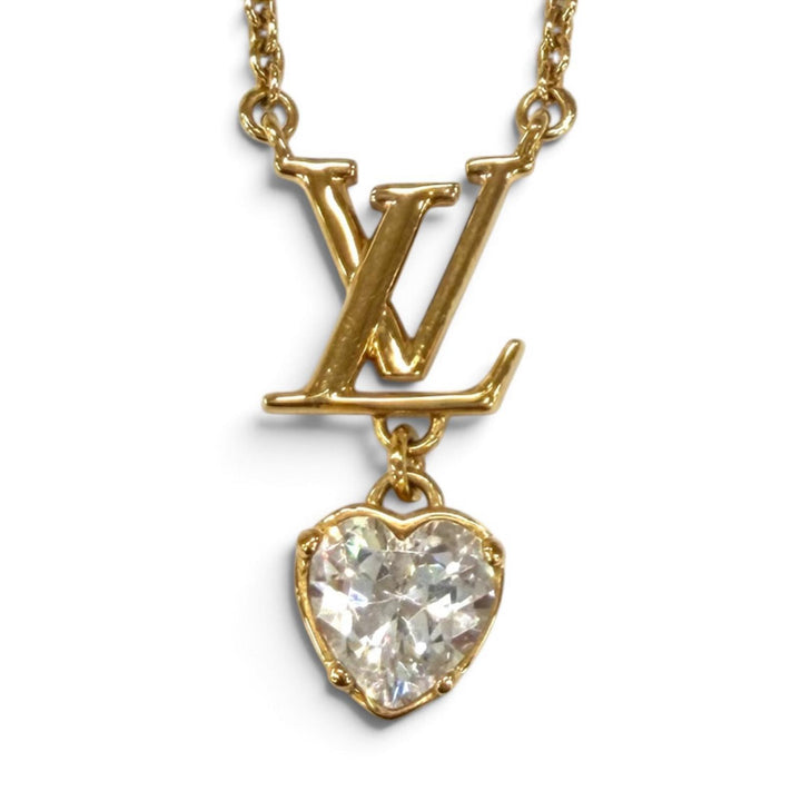 Excellent LOUIS VUITTON Necklace Necklace - LV Iconic Heart gold Women M02387