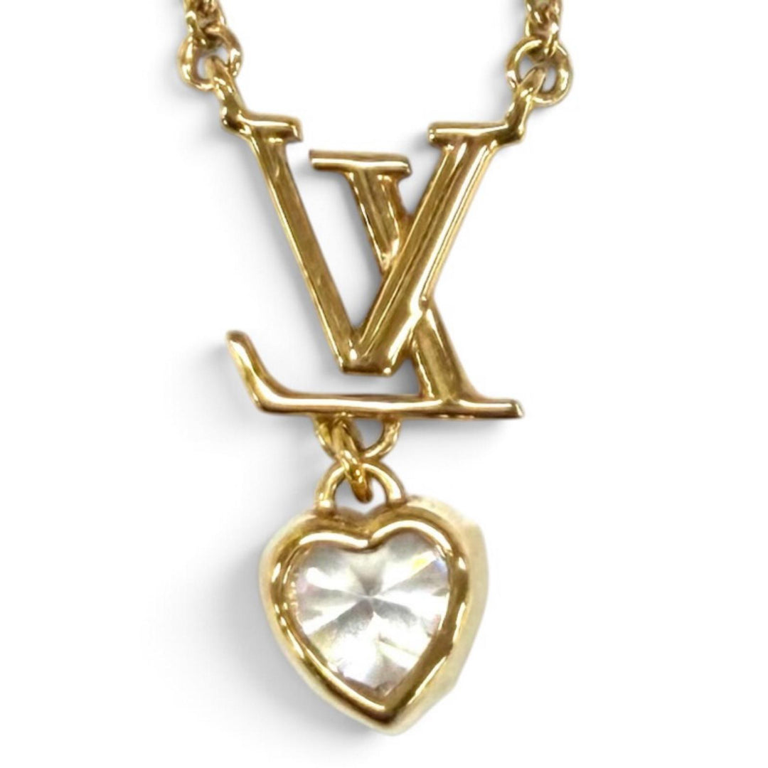 Excellent LOUIS VUITTON Necklace Necklace - LV Iconic Heart gold Women M02387