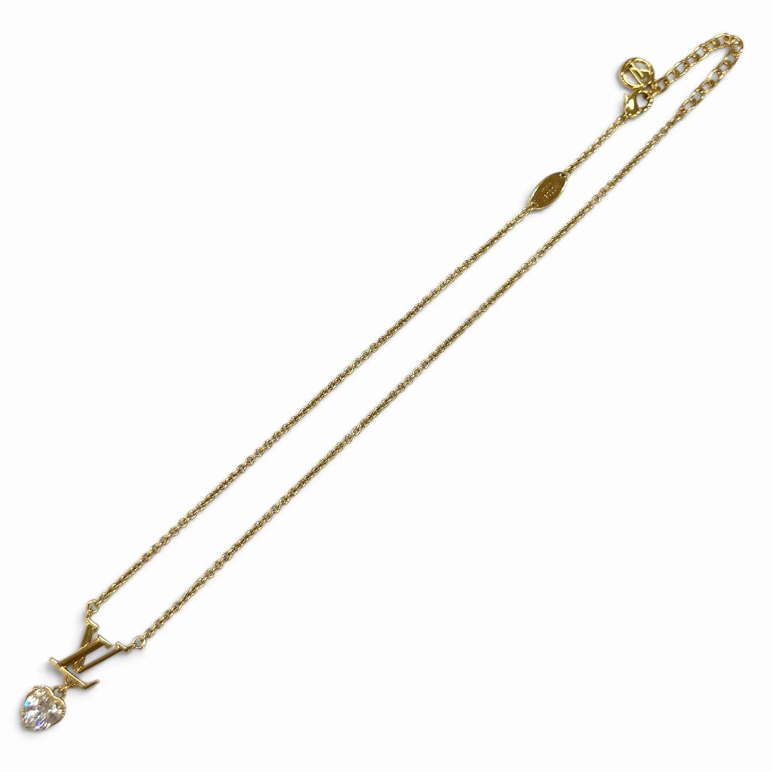 Excellent LOUIS VUITTON Necklace Necklace - LV Iconic Heart gold Women M02387