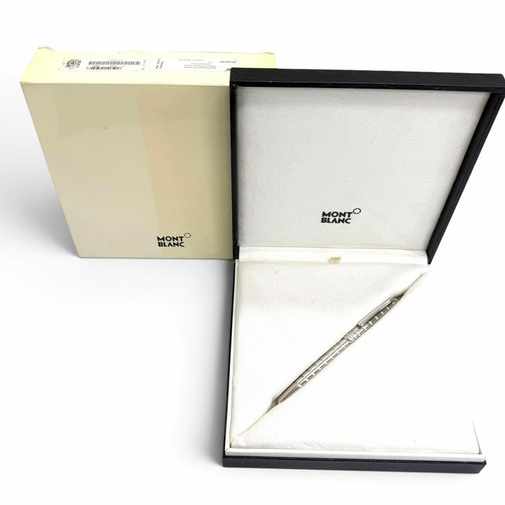 Great MONTBLANC fountain pen Meisterstück Solitaire Platinum