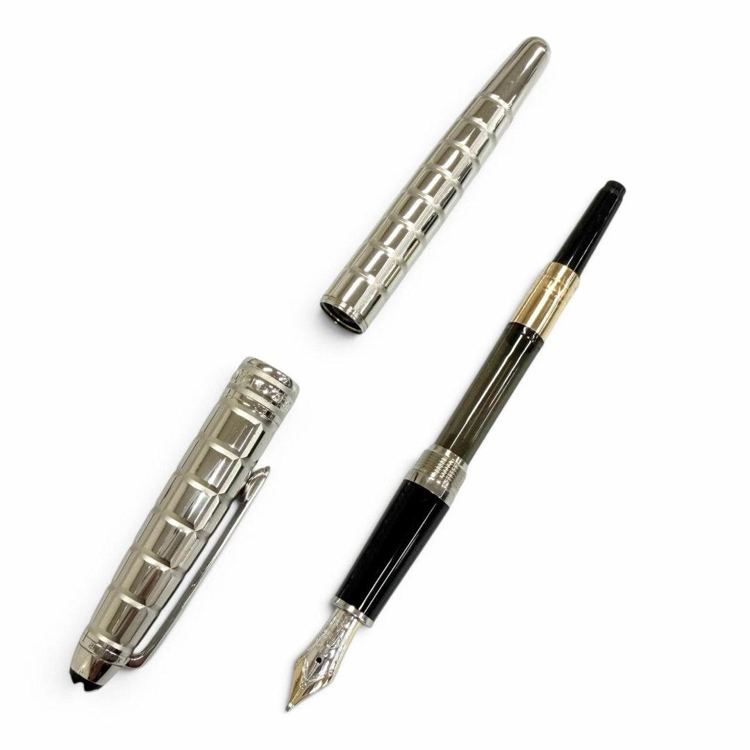 Great MONTBLANC fountain pen Meisterstück Solitaire Platinum