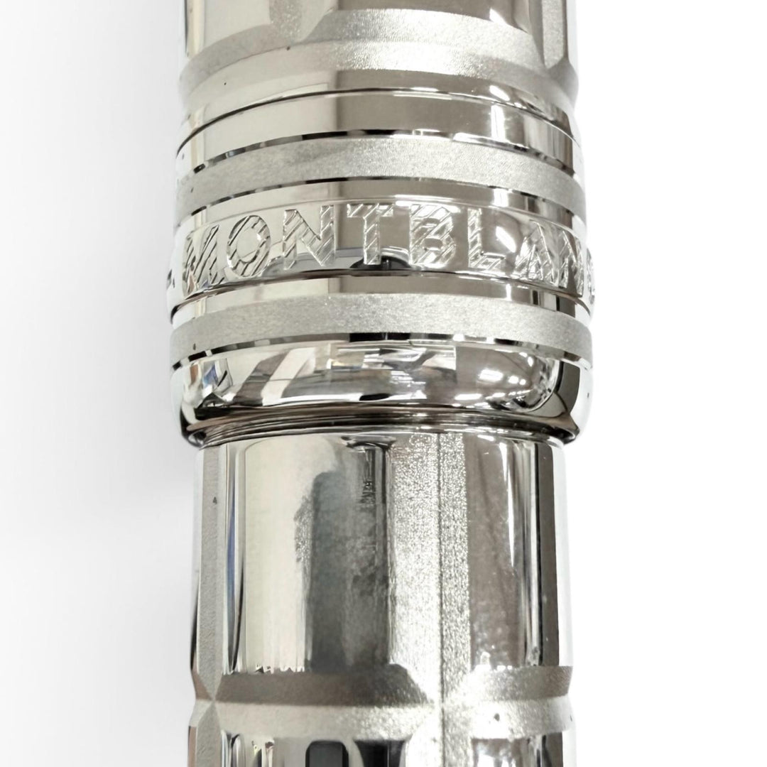 Great MONTBLANC fountain pen Meisterstück Solitaire Platinum