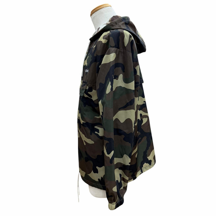 Excellent CELINE Nylon jacket Camouflage khaki Nylon mens 36 2W388479N