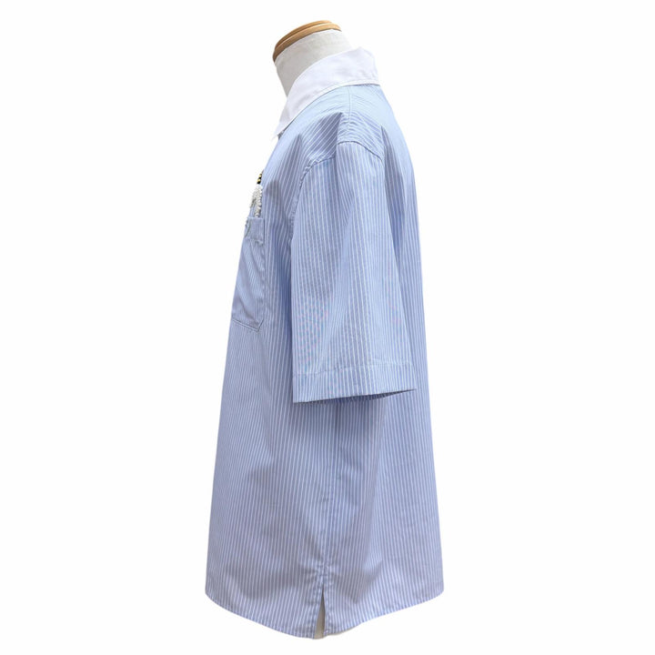 Excellent Dior HOMME Short sleeve shirt Flower Bee Cotton Poplin 39 693C532A3079