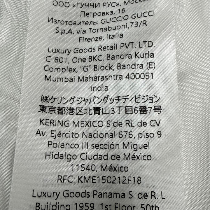 Excellent GUCCI YUKO HIGUCHI Shorts GG pattern silk twill Light green 48 864050