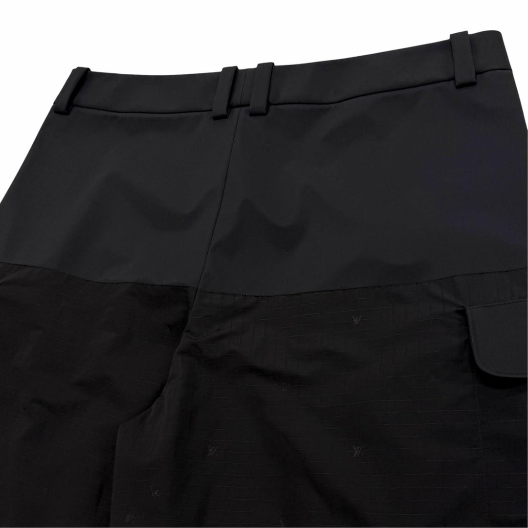 Excellent LOUIS VUITTON Pants Logo print 2WAY black Nylon mens IT 52