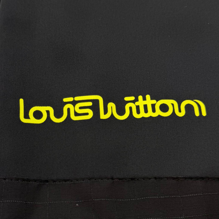 Excellent LOUIS VUITTON Pants Logo print 2WAY black Nylon mens IT 52