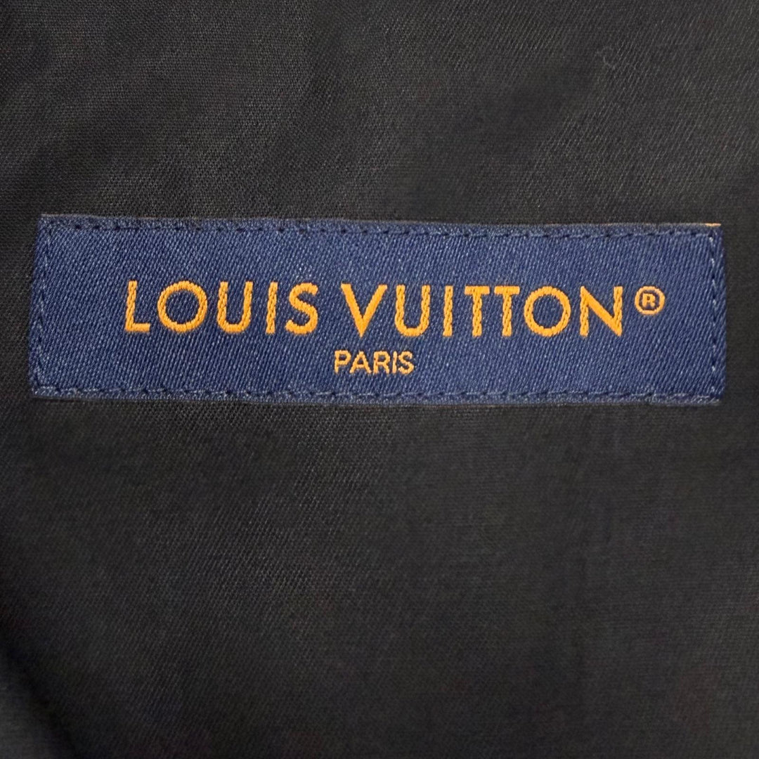 Excellent LOUIS VUITTON Pants Logo print 2WAY black Nylon mens IT 52
